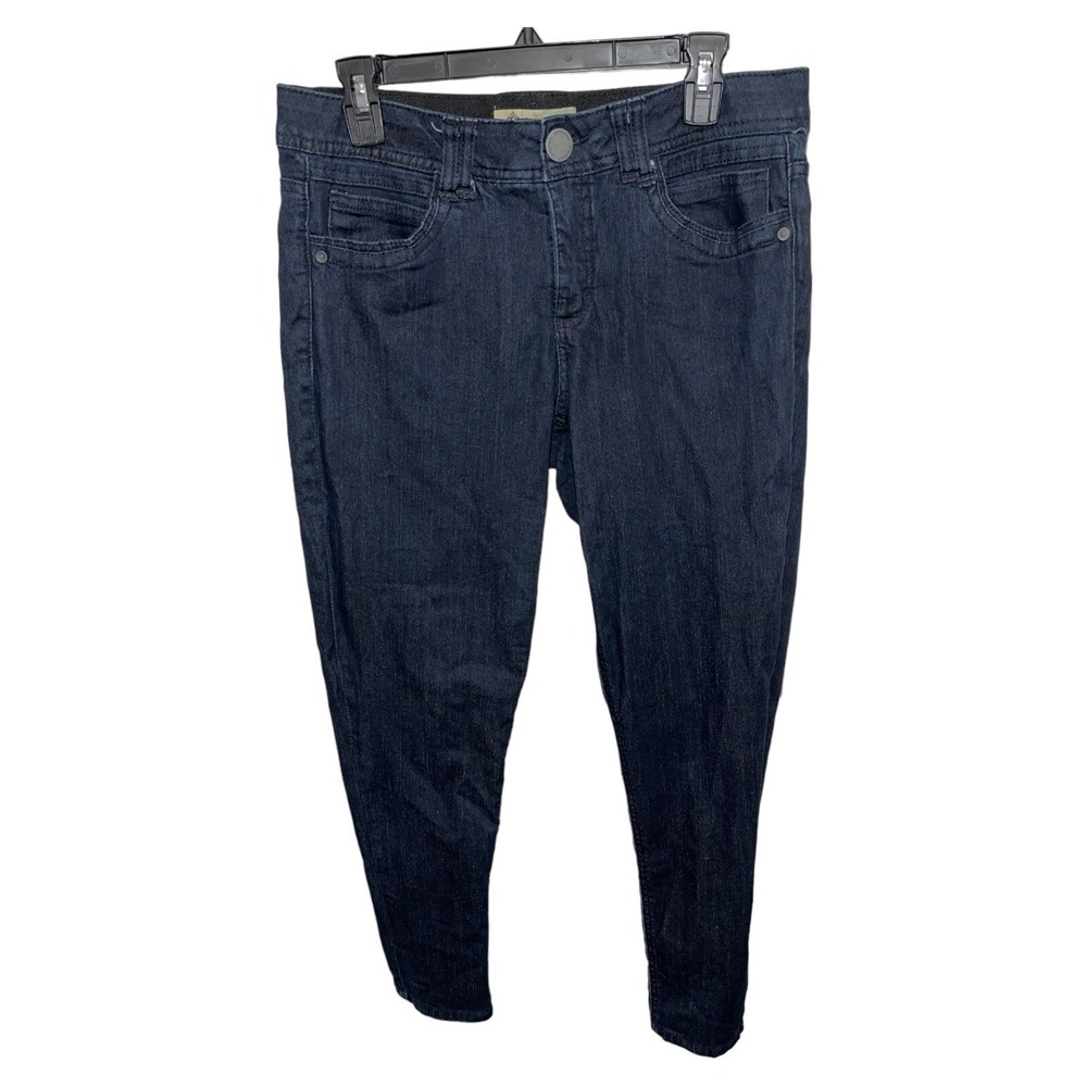 Democracy Women's Size 10 Dark Blue Stretchy Ankle Jeans Pants